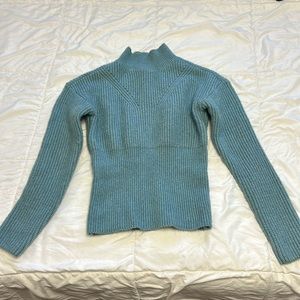 Blue long sleeved sweater